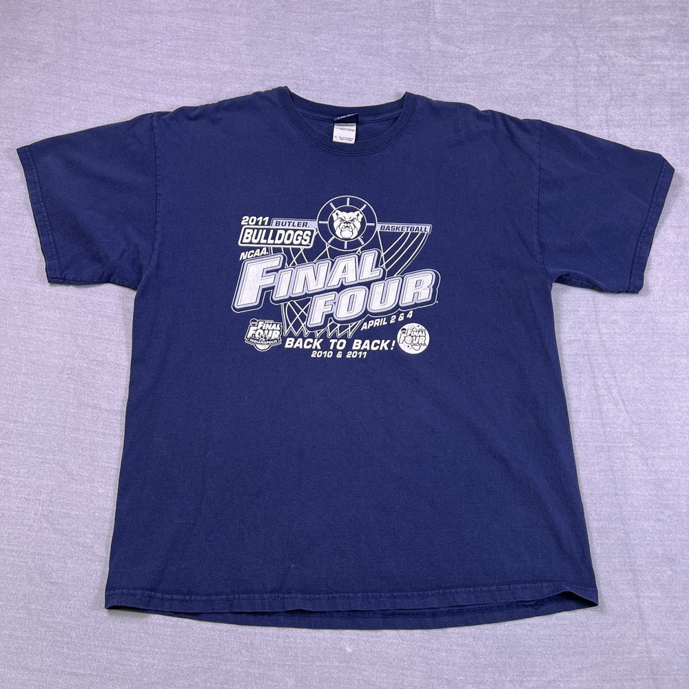 Blue 84 Men's Blue NCAA Butler Bulldogs Basketball Final Four Graphic T-Shirt XL